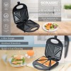 SONASHI 2 SLICE SANDWICH MAKER 750W SSM-856 SONASHI 2 SLICE SANDWICH MAKER 750W SSM-856